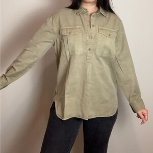 Madewell NWT Khaki Shirt Size Medium